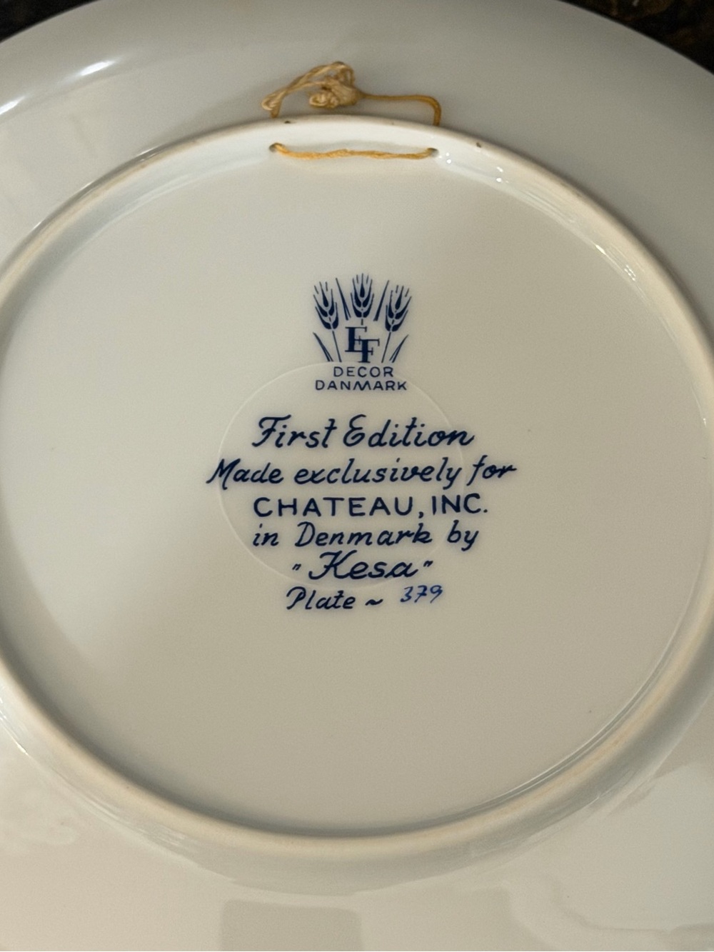 1972 Nantucket Island MA Decorative Collector Plate 7.5” | Blue & White - Picture 5 of 5